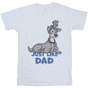 T-shirt Disney Lady And The Tramp Just Like Dad