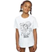 T-shirt enfant Disney Beauty And The Beast Collage Sketch