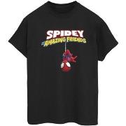 T-shirt Marvel Hanging Upside Down