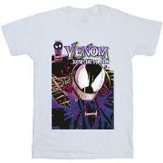 T-shirt Marvel Spider-Man Venom Purple Head