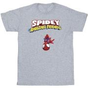 T-shirt Marvel Hanging Upside Down