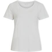 Sweat-shirt Vila Noos Top Sus O-Neck - Optical Snow