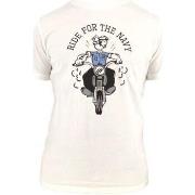 T-shirt Bl'ker T-shirt Navy Rider Homme White