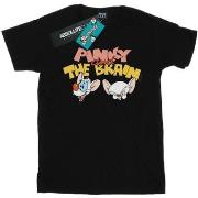 T-shirt Animaniacs Pinky And The Brain Heads