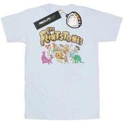 T-shirt The Flintstones Group Distressed