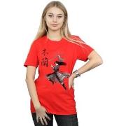 T-shirt Disney Mulan Movie Sword Jump