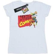 T-shirt Marvel Vintage Logo Blast