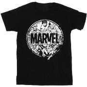 T-shirt Marvel Logo Character Infill