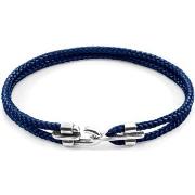 Bracelets Anchor &amp; Crew Bracelet Canterbury Argent Et Corde