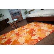 Tapis Rugsx Tapis enfant PUZZLES orange 100x200 cm