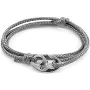 Bracelets Anchor &amp; Crew Bracelet Windsor Argent Et Corde