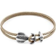 Bracelets Anchor &amp; Crew Bracelet Ancre Delta Argent Et Corde