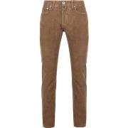 Pantalon Pierre Cardin Pantalon Lyon Future Flex Corduroy Marron