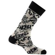 Chaussettes Kindy Mi-chaussettes en coton motif graff MADE IN FRANCE