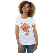 T-shirt Dessins Animés Road Runner Road Sign