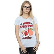 T-shirt Dessins Animés Santa Bugs Bunny