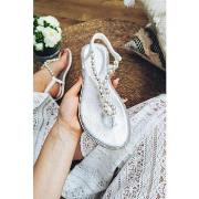 Sandales Jeunes Et Jolies Nu-pieds Perles Bryana