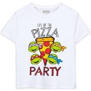T-shirt enfant Teenage Mutant Ninja Turtles Life Of The Pizza Party