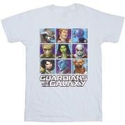 T-shirt Guardians Of The Galaxy Character Squares