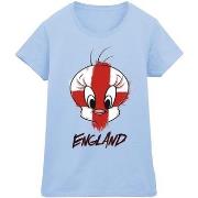 T-shirt Dessins Animés Tweety England Face