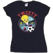 T-shirt Dessins Animés Tweety Football Circle