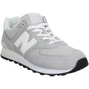 Baskets New Balance 574 Velours Toile Homme Grey Grey