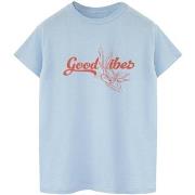 T-shirt Dessins Animés Bugs Bunny Good Vibes