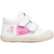 Baskets montantes enfant Naturino Chaussures premiers pas en cuir PISK...