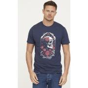 T-shirt Lee Cooper T-shirt AMUERTO Navy