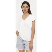 T-shirt Lee Cooper T-shirt ARICIA Ivory