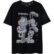 T-shirt Garfield Greyscale