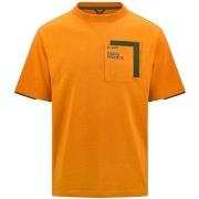 T-shirt K-Way Fantome T-Shirt Poches Contrastes Orange