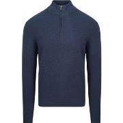 Sweat-shirt Suitable Pull Half Zip Petrol Structure