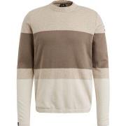 Sweat-shirt Vanguard Pullover Rayures Beige