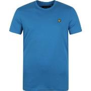 T-shirt Lyle And Scott Lyle Scott T-Shirt Bleu Mid Coupe Moderne