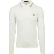T-shirt Fred Perry Polo à manches longues Off White U83