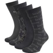 Chaussettes Levis Boîte cadeau de 4 paires de chaussettes Noir