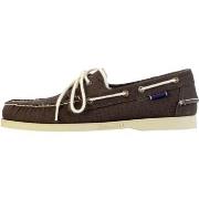 Mocassins Sebago Mocassin Basse Cuir Sebago Portland 10OZ Washed Canva...