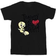 T-shirt Dessins Animés Tweety Love Heart