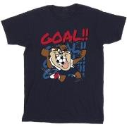 T-shirt Dessins Animés Taz Goal Goal Goal