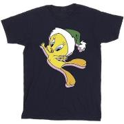 T-shirt Dessins Animés Tweety Christmas Hat