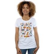 T-shirt Dessins Animés Many Faces