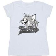 T-shirt Dessins Animés Greyscale Square