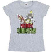 T-shirt Dessins Animés Merry Christmas Baubles