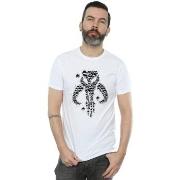 T-shirt Disney The Mandalorian Blaster Skull