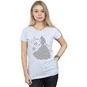 T-shirt Disney Belle Christmas Silhouette