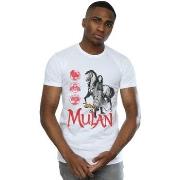 T-shirt Disney Mulan Movie Horse Pose