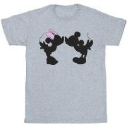 T-shirt Disney Mickey Minnie Kiss Silhouette