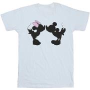 T-shirt Disney Mickey Minnie Kiss Silhouette