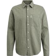 Chemise Cast Iron Surchemise Vert Texture en Gaufre